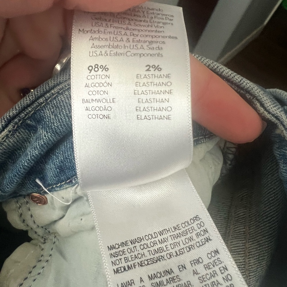 🍄SOLD🍄 MOTHER The Looker Ankle Step Fray Jeans - Picture 6 of 7